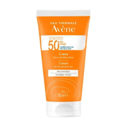 Avène Crème Solaire Fini Invisible SPF 50+ Peaux Sensibles Sèches - 50ml