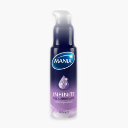 MANIX Infiniti Gel Lubrifiant Longue Durée à Base de Silicone - 100ml