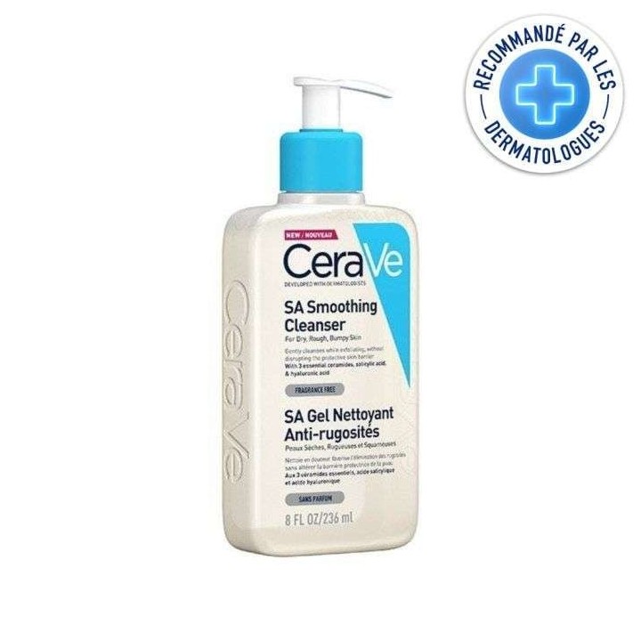 CERAVE SA Gel Nettoyant Anti-Rugosités Lissant & Apaisant - 236ml