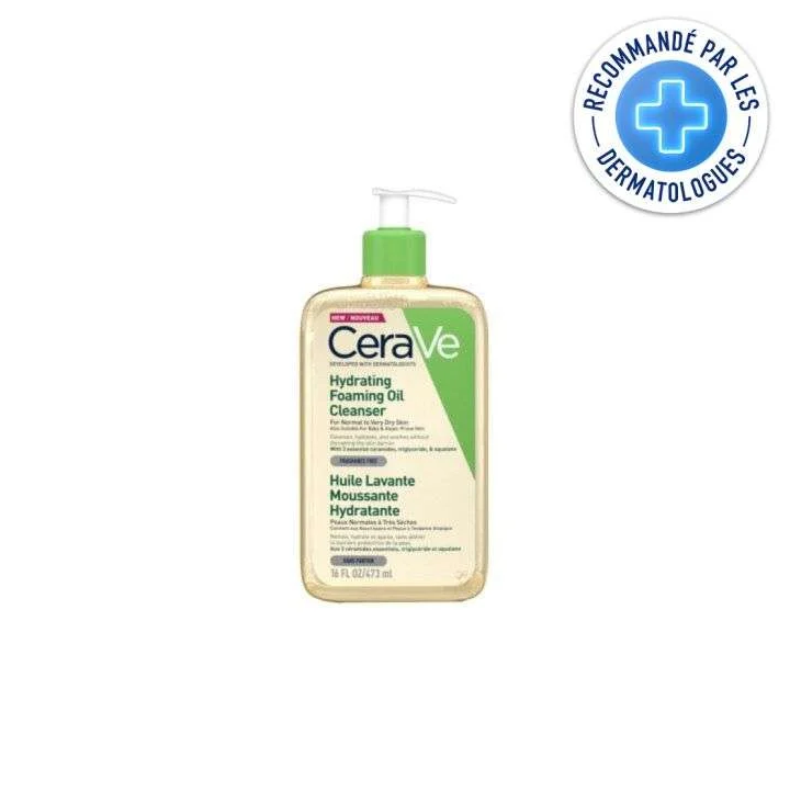 CERAVE Huile Lavante Moussante Hydratante Nettoyante & Apaisante - 473ml