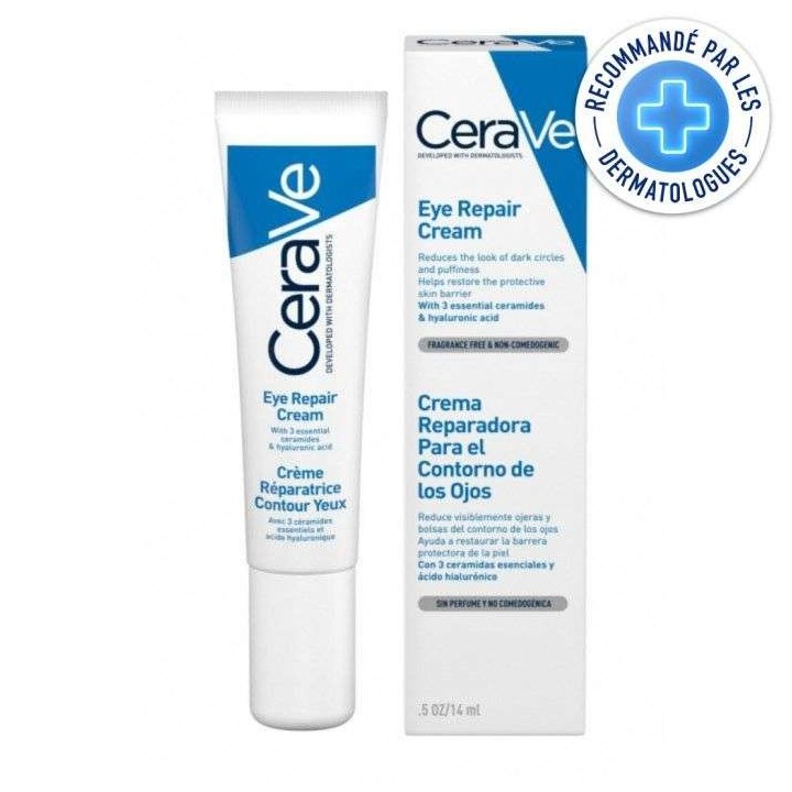 CERAVE Crème Réparatrice Contour des Yeux Anti-Cernes & Anti-Poches - 14ml
