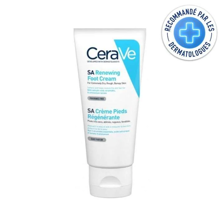 CERAVE SA Crème Pieds Régénérante Anti-Rugosités Lissante - 88ml