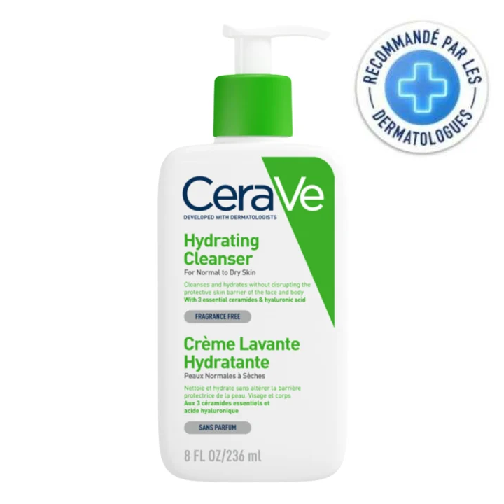 CERAVE Crème Lavante Hydratante Nettoyante & Apaisante - 236ml