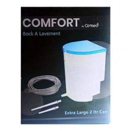 Comfort Bock à Lavement Complet Réutilisable - 2 Litres