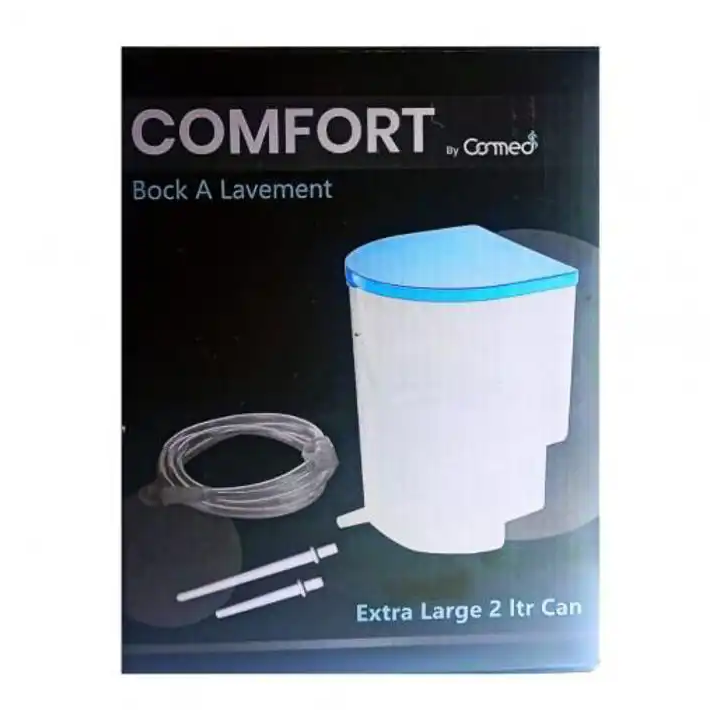 Comfort Bock à Lavement Complet Réutilisable - 2 Litres