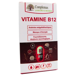 COMPLEMAX Vitamine B12 (Énergie, Anémie & Système Nerveux) - 60 Gélules