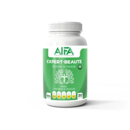 ALFA DERM Expert-Beauté Peau, Cheveux & Ongles (Acide Hyaluronique, Biotine & Zinc) - 30 Gélules