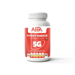 ALFA DERM Expert-Énergie 5G Fortifiant & Énergisant (Maca, Ginseng, Ashwagandha) - 60 Gélules