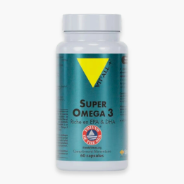 VITALL+ Super Oméga 3 1000mg Riche en EPA & DHA - 60 Capsules