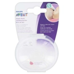 Philips Avent Protège-Mamelons (Bouts de Sein) Taille S - Lot de 2 avec étui