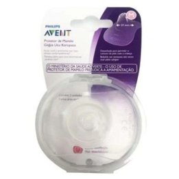 Philips Avent Protège-Mamelons (Bouts de Sein) Taille M - Lot de 2 avec étui