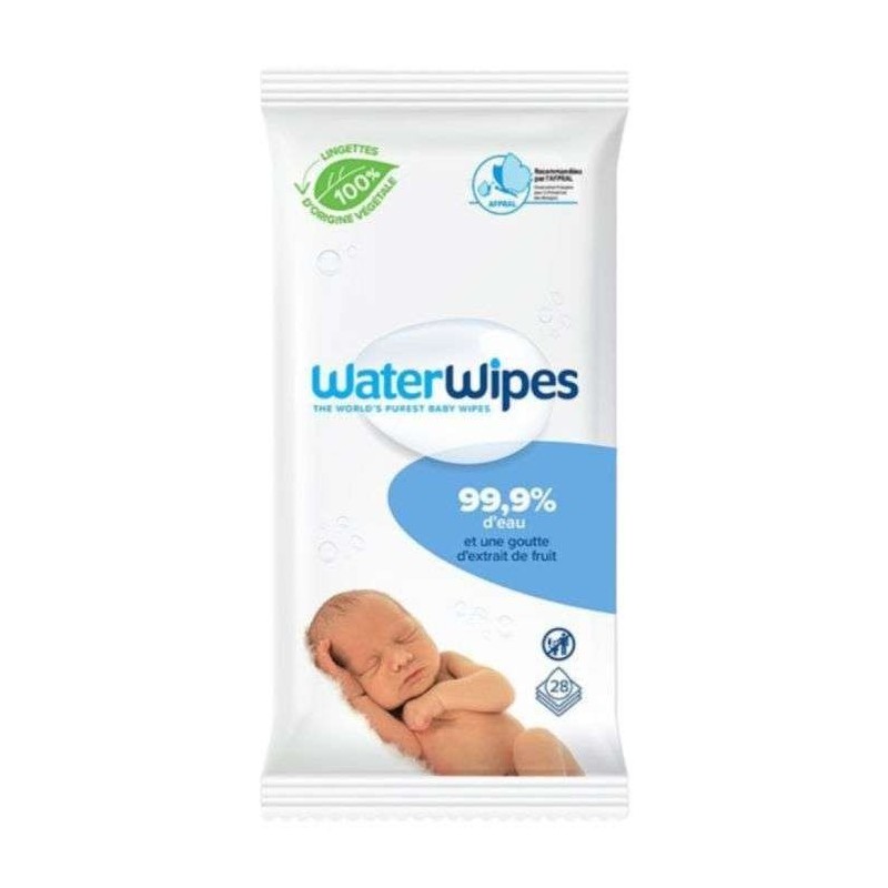 WATERWIPES 28 LINGETTES BEBE